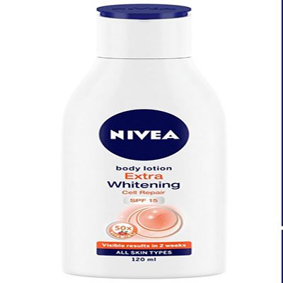  Nivea Body Lotion - Extra Whitening Cell Repair SPF 15, For All Skin Types 120 ml