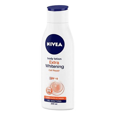  Nivea Body Lotion - Extra Whitening Cell Repair SPF 15, For All Skin Types 200 ml